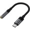 Адаптер ACEFAST J12 USB-C - 3,5 мм USB-C to 3.5mm Black