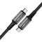 Кабель ACEFAST C1-09 USB-C - USB-C PD240W 1м Black Gray
