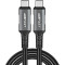 Кабель ACEFAST C1-09 USB-C - USB-C PD240W 1м Black Gray