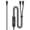 Кабель DIGITUS USB-C 2-в-1, 140 Вт 1.8м (AK-300170-018-S)