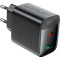 Зарядний пристрій ACEFAST A106 Fast Charge Wall Charger GaN PD45W (1xUSB-C, 1xUSB-A) Black