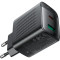 Зарядний пристрій ACEFAST A106 Fast Charge Wall Charger GaN PD45W (1xUSB-C, 1xUSB-A) Black