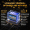 Акумуляторна батарея POWER QUEEN LiFePO4 12V 100Ah Group 24 Smart Deep Cycle Lithium Battery (12.8В, 100Агод)