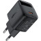 Зарядное устройство ACEFAST A115 Fast Charge Wall Charger GaN PD30W (1xUSB-C) + USB-C cable Black w/Type-C cable