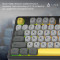 Клавіатура AJAZZ AF98 Black/Gray/Yellow