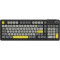 Клавіатура бездротова AJAZZ AF98 Plus Wireless Black/Gray/Yellow