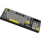 Клавіатура бездротова AJAZZ AF98 Plus Wireless Black/Gray/Yellow