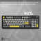 Клавіатура бездротова AJAZZ AF98 Plus Wireless Black/Gray/Yellow