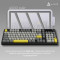 Клавіатура бездротова AJAZZ AF98 Plus Wireless Black/Gray/Yellow