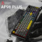Клавіатура бездротова AJAZZ AF98 Plus Wireless Black/Gray/Yellow