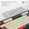 Клавіатура бездротова AJAZZ AF98 Plus Wireless Black/White/Red