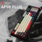 Клавіатура бездротова AJAZZ AF98 Plus Wireless Black/White/Red