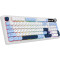 Клавіатура бездротова AJAZZ AF98 Plus Wireless White/Blue