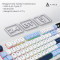 Клавіатура бездротова AJAZZ AF98 Plus Wireless White/Blue