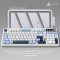 Клавіатура бездротова AJAZZ AF98 Plus Wireless White/Blue