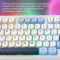 Клавіатура бездротова AJAZZ AF98 Plus Wireless White/Blue