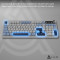 Клавіатура бездротова AJAZZ AF98 Plus Wireless White/Blue