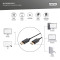 Кабель оптичний (AOC) DIGITUS DisplayPort 2м Black (AK-340100-020-S)