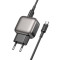 Зарядний пристрій BOROFONE BA51A Absolute 2xUSB-A, 2.4A Black w/Type-C cable