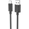 Кабель HOCO X88 Gratified USB-A to Type-C 2м Black