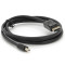Конвертер відеосигналу VOLTRONIC Mini DisplayPort - DisplayPort 1.8м Black