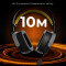 Навушники геймерскі AJAZZ AHM09 Max Black/Gray/Yellow