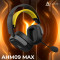 Навушники геймерскі AJAZZ AHM09 Max Black/Gray/Yellow