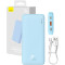 Повербанк BASEUS Airpow Fast Charge 20W 10000mAh Blue (P10022801313-00)