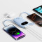 Повербанк BASEUS EnerFill FC31 Qpow 3 Power Bank with Built-in USB-C + iP Cables 45W 20000mAh Blue (E0028D03)