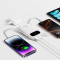 Повербанк BASEUS EnerFill FC31 Qpow 3 Power Bank with Built-in USB-C + iP Cables 45W 20000mAh White (E0028D01)