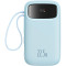 Повербанк BASEUS QPow 2 Dual-Cable Digital Display Fast Charge Power Bank 22.5W 20000mAh Blue (P10055002313-00)