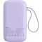 Повербанк BASEUS QPow 2 Dual-Cable Digital Display Fast Charge Power Bank 22.5W 20000mAh Purple (P10055002513-00)