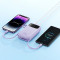 Повербанк BASEUS QPow 2 Dual-Cable Digital Display Fast Charge Power Bank 22.5W 20000mAh Purple (P10055002513-00)