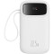 Повербанк BASEUS QPow 2 Dual-Cable Digital Display Fast Charge Power Bank 22.5W 20000mAh White (P10055002223-00)
