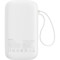 Повербанк BASEUS QPow 2 Dual-Cable Digital Display Fast Charge Power Bank 22.5W 20000mAh White (P10055002223-00)