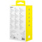Повербанк BASEUS QPow 2 Dual-Cable Digital Display Fast Charge Power Bank 22.5W 20000mAh White (P10055002223-00)