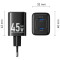 Зарядний пристрій VENTION 2xUSB-C GaN Wall Charger 45W Black (FEFB0-EU)