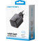 Зарядний пристрій VENTION 2xUSB-C GaN Wall Charger 45W Black (FEFB0-EU)