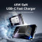 Зарядний пристрій VENTION 2xUSB-C GaN Wall Charger 45W White (FEFW0-EU)