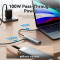 Порт-реплікатор VENTION 6-in-1 USB-C to HDMI/USB-C3.2/2xUSB3.0/LAN/PD (TGNHB)
