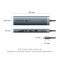 Порт-репликатор VENTION 8-in-1 USB-C to HDMI/USB-C3.2/USB3.0/USB2.0/SD/TF/LAN/PD (TGUHB)