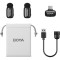 Бездротовий петличний мікрофон BOYA Mini-23 Tiniest Wireless Microphone Type-C Black