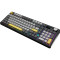 Клавіатура бездротова AJAZZ AK980 V2 Gift Switch V2 Black/Gray/Yellow