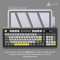 Клавіатура бездротова AJAZZ AK980 V2 Gift Switch V2 Black/Gray/Yellow