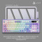 Клавіатура бездротова AJAZZ AK980 V2 Gift Switch V2 Purple/White/Blue