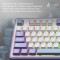 Клавіатура бездротова AJAZZ AK980 V2 Gift Switch V2 Purple/White/Blue