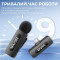 Бездротовий петличний мікрофон BOYA BY-V1 Next-Gen Dual-Channel Wireless Microphone Lightning Black