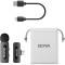 Бездротовий петличний мікрофон BOYA BY-V10 Next-Gen Dual-Channel Wireless Microphone Type-C Black