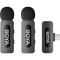 Бездротовий петличний мікрофон BOYA BY-V20 Next-Gen Dual-Channel Wireless Microphone Type-C Black