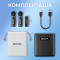 Бездротовий петличний мікрофон BOYA BY-V3 2.4 GHz Dual-Channel Wireless Microphone Lightning Black